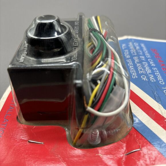 Vintage Boman Astrosonix 4-Way Car Stereo Speaker Control 1970s Original Package - Picture 4 of 6